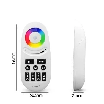 Mi-light FUT096-B 4-Zone Touch RF RGBW Remote (2.4G) - Image 5