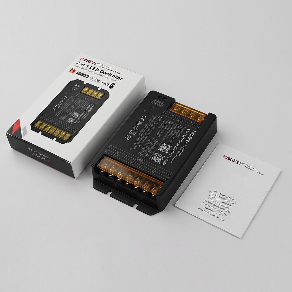 Mi-Light HW2 2 in 1 LED Controller Max 30A (WiFi + 2.4G + Push) - Image 2