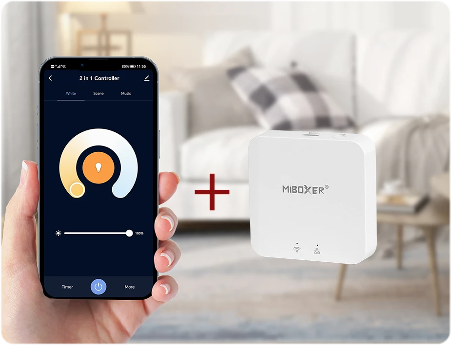 Mi-Light HZ2 2 in 1 LED Controller 30A (Zigbee 3.0+2.4G) - Image 4