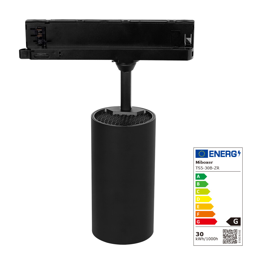 Mi-Light TS5-30B-ZR 30W RGB+CCT Track Spotlight Black (Zigbee 3.0 + 2.4G) - Image 2