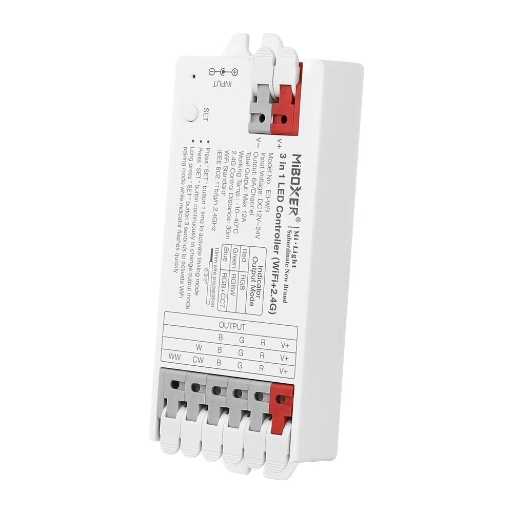 Mi-light E3-WR 3 In 1 LED Kontroller (WiFi, 2.4GHz, DMX512)