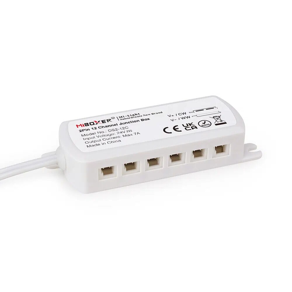 Mi-Light DS2-12C 2Pin 12-kanals forbindelsesboks