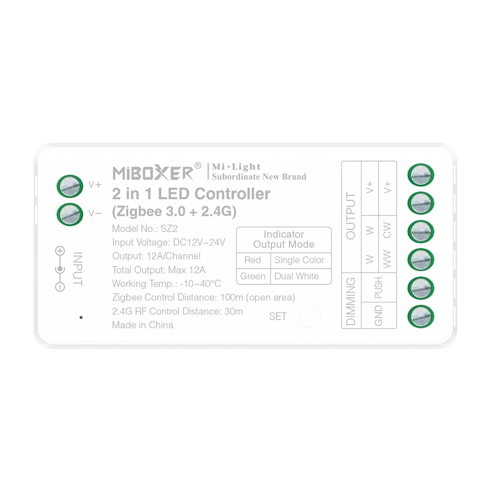 Mi-Light SZ2 2 in 1 LED Controller (Zigbee 3.0 + 2.4G)