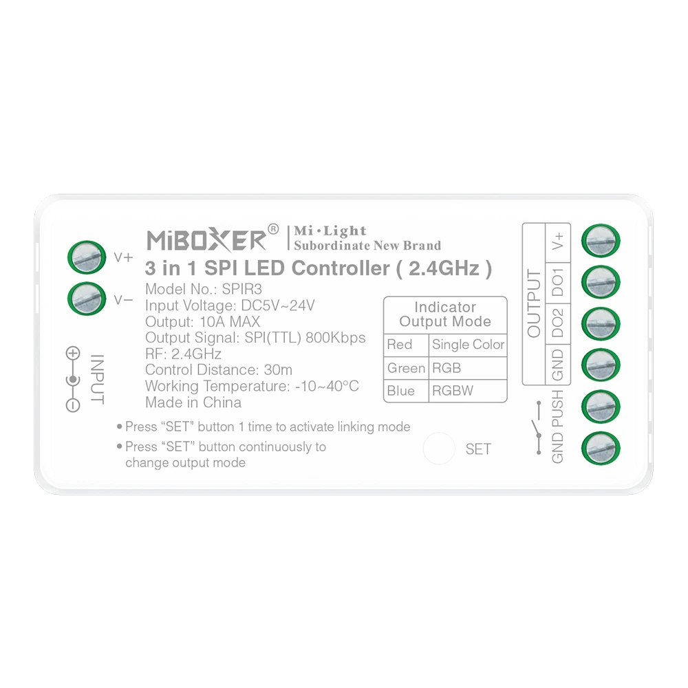Mi-Light SPIR3 3 in 1 SPI LED Controller (2.4GHz)