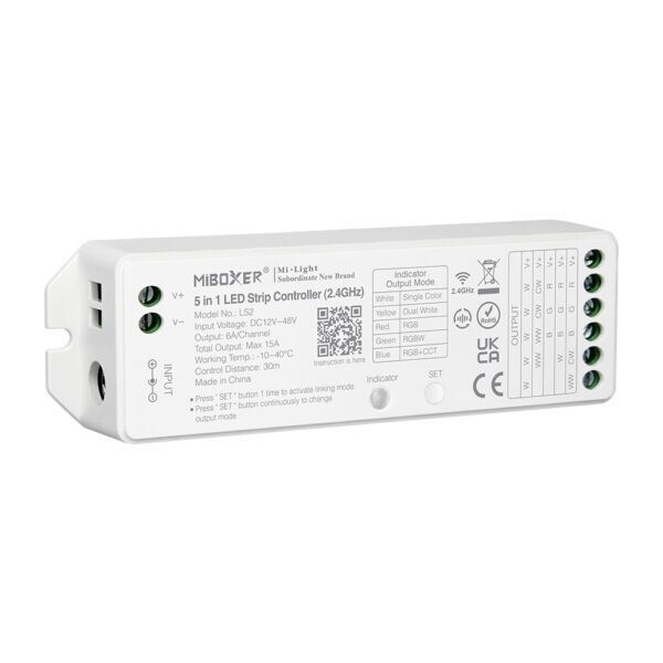 Mi-Light LS2 5-in-1 LED-nauhaohjain (2.4GHz DMX512)